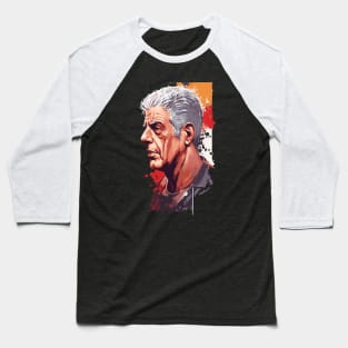 Anthony Bourdain Baseball T-Shirt